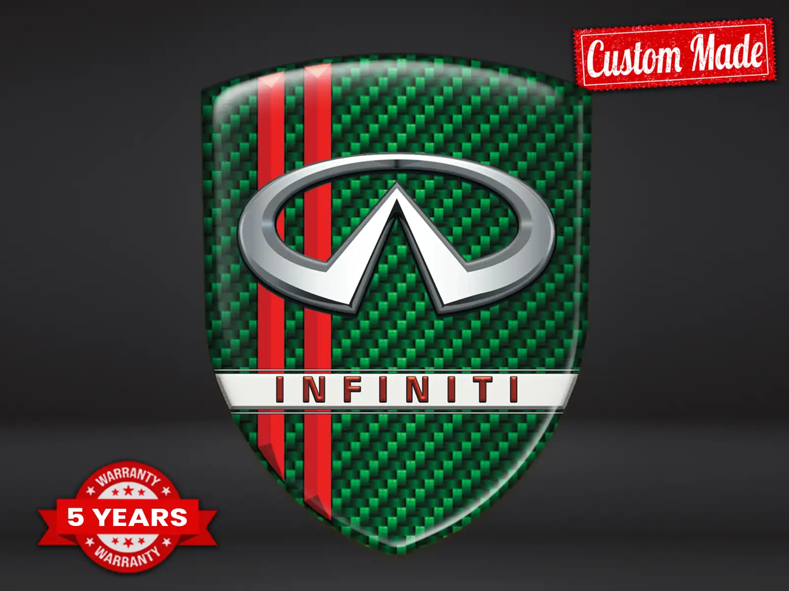 Infiniti Stickers Silicone Auto Pro Max Durable Design Stylé